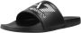 Ea7 Emporio Ar i Teenslippers Visibility Logo Slides Black White - Thumbnail 18