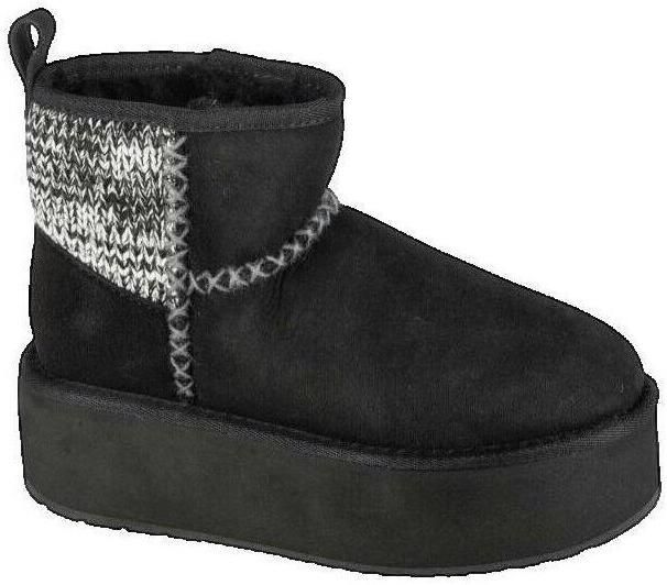 EMU Enkellaarzen Bottes Australia Stinger Knit compensées