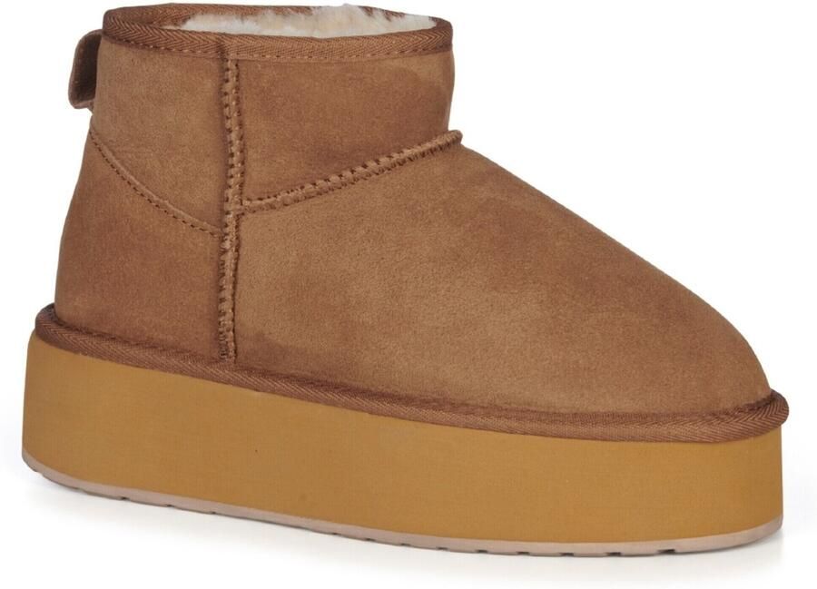 EMU Australia Stinger Micro Flatform Laarzen Bruin Vrouw