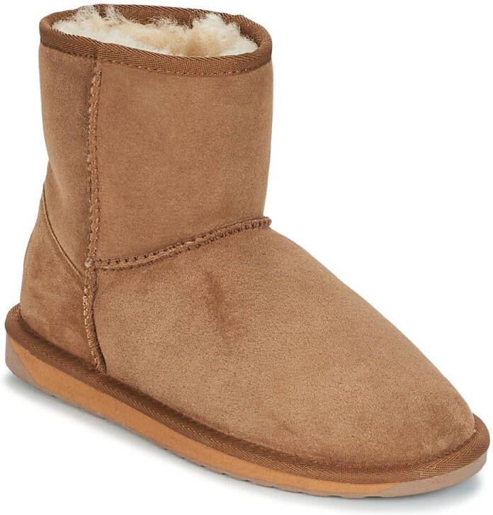 EMU Kastanje Wol Enkellaarzen Vrouwen Brown Dames - Foto 5