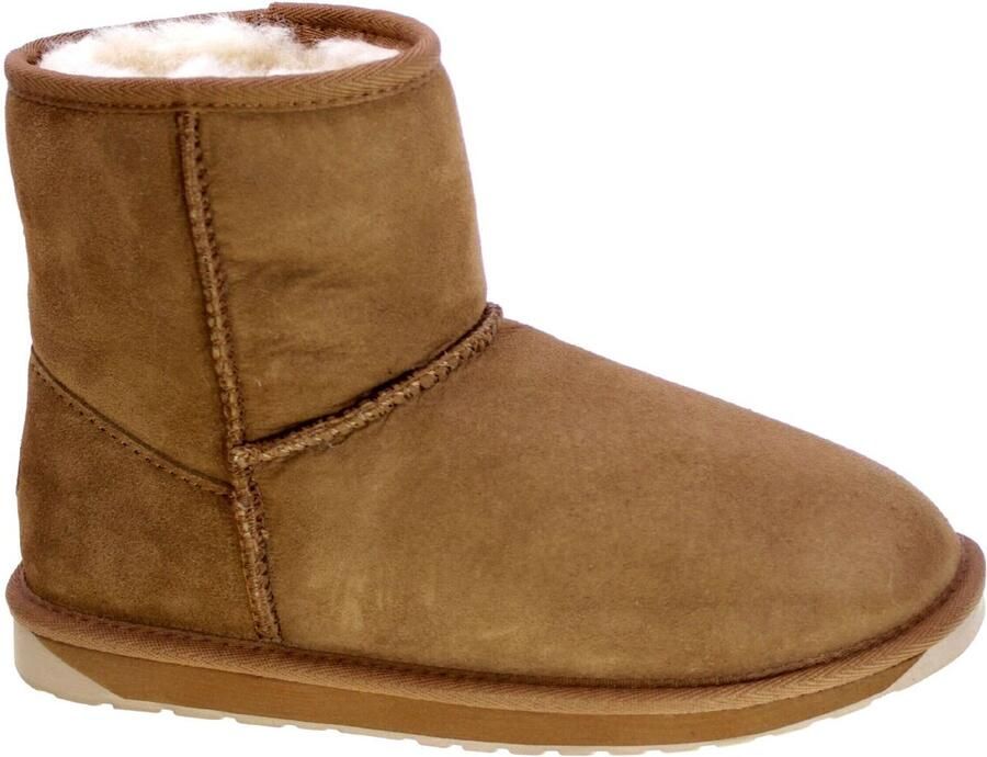 EMU Kastanje Wol Enkellaarzen Vrouwen Brown Dames - Foto 4