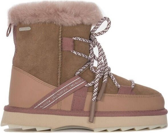 EMU Enkellaarzen Buty Australia Botki Damskie Blurred Camel