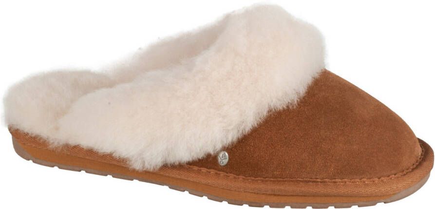 EMU Australia Vrouwen Stoffen Harde zool Pantoffels dichte Sloffen Jolie Cognac - Foto 3