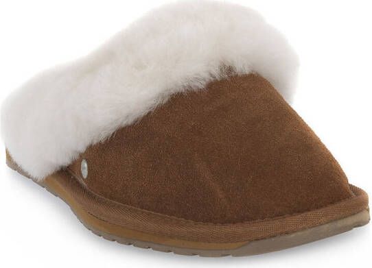 EMU Australia Vrouwen Stoffen Harde zool Pantoffels dichte Sloffen Jolie Cognac - Foto 2