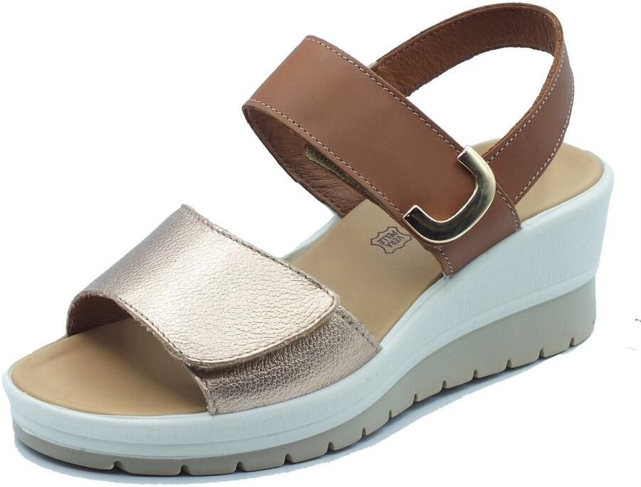 Enval Sandalen met sleehak 1283611 Fio Bott.