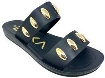 Etika Platte sandalen Sandalia señora 10157 negro