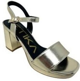 Etika Sandalen met hakken Ceremonia señora 90008 oro