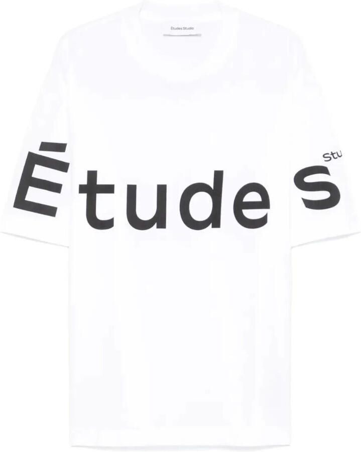 Etudes Klassieke Schoenen Studio Relax T-shirt Big White