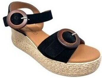 Eva Frutos Espadrilles Sandalia señora 3777 negro