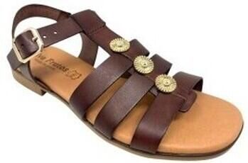 Eva Frutos Platte sandalen Sandalia señora 3023 marron