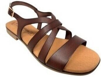 Eva Frutos Platte sandalen Sandalia señora 3060 marron