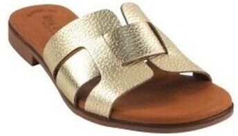 Eva Frutos Platte sandalen Sandalia señora 3063 oro