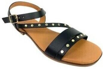 Eva Frutos Platte sandalen Sandalia señora 3079 negro