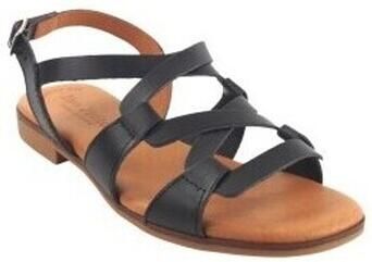 Eva Frutos Platte sandalen Sandalia señora 3080 negro