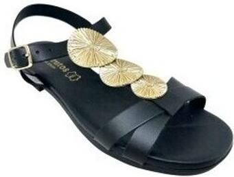 Eva Frutos Platte sandalen Sandalia señora 3083 negro