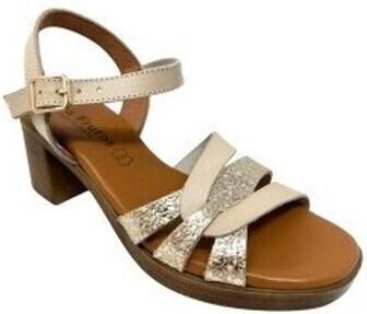 Eva Frutos Sandalen met hakken Sandalia señora 6600 beig