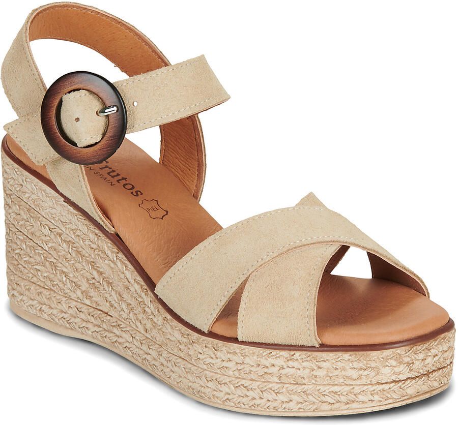 Eva Frutos Sandalen met sleehak 5816