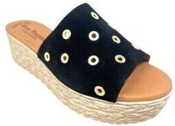 Eva Frutos Sandalen met sleehak Sandalia señora 744 negro
