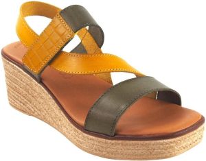 Eva Frutos Sportschoenen Damessandaal 2570 khaki