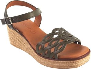 Eva Frutos Sportschoenen Damessandaal 2595 khaki