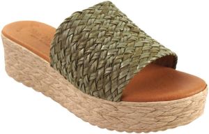 Eva Frutos Sportschoenen Damessandaal 715 khaki