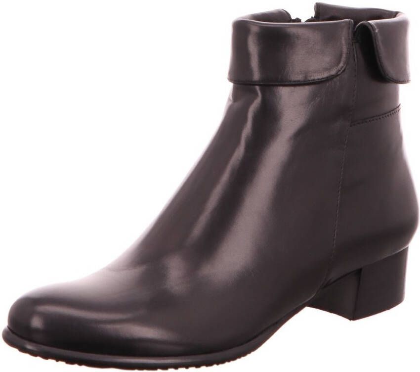 Everybody Vrouwen Leren Enkellaarsjes Laarzen Damesschoenen 49146 Zwart - Foto 4