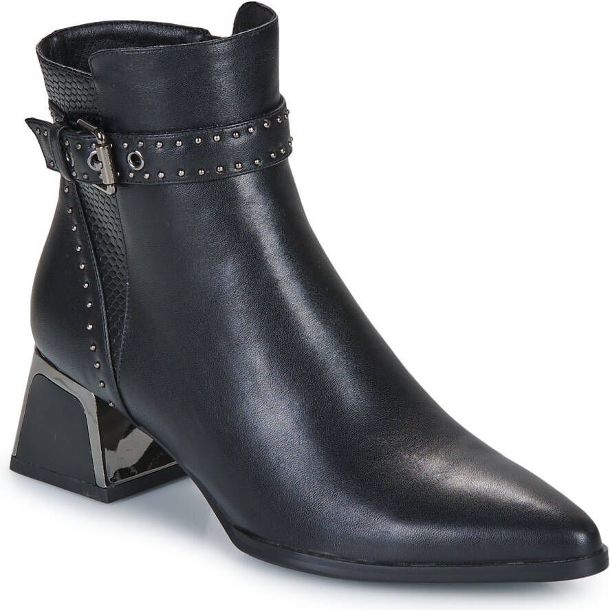 Exé Shoes Enkellaarzen P1811-T924-PU-BLACK