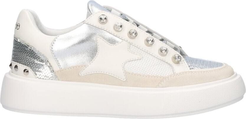 Exé Shoes Lage Sneakers EXÉ Star Sneakers White Silver