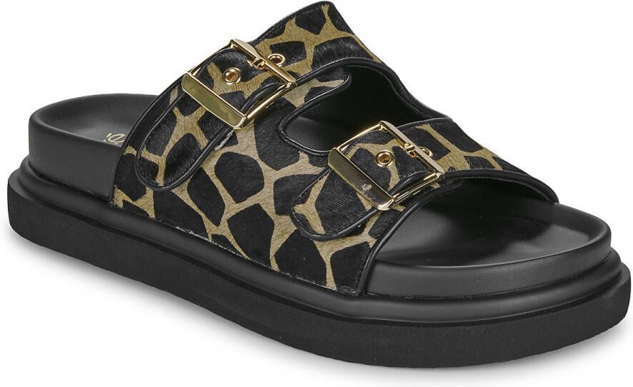 Exé Shoes Slippers HS53023-ZEBRA-BEIGE