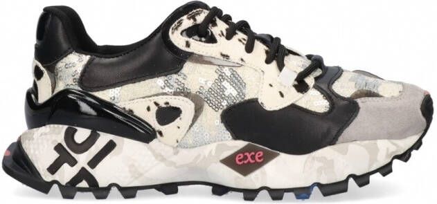 Exé Shoes Sneakers EXÉ 134-10 Cow Black White
