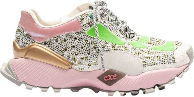 Exé Shoes Sneakers EXÉ Sneakers 134-23 Green Pink