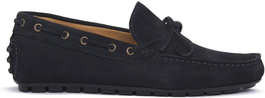Exton Mocassins BLUE CAMOSCIO