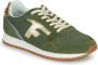 Faguo Syn Geweven Suède Dames Sneakers Green Dames - Thumbnail 2