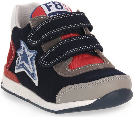 Falcotto New Ferdi velcro's blauwe ster lederen sportieve sneakers Navy - Foto 2