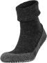 Falke Cosyshoes Pantoffels Anti Slip Sok Lichtgrijs Middengrijs - Thumbnail 3