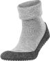 Falke Cosyshoes Pantoffels Anti Slip Sok Lichtgrijs Middengrijs - Thumbnail 4