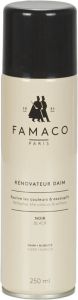 Famaco Renovateur Daim Kleurhersteller voor Suede enNubuk 250 ml spuitbus zwart