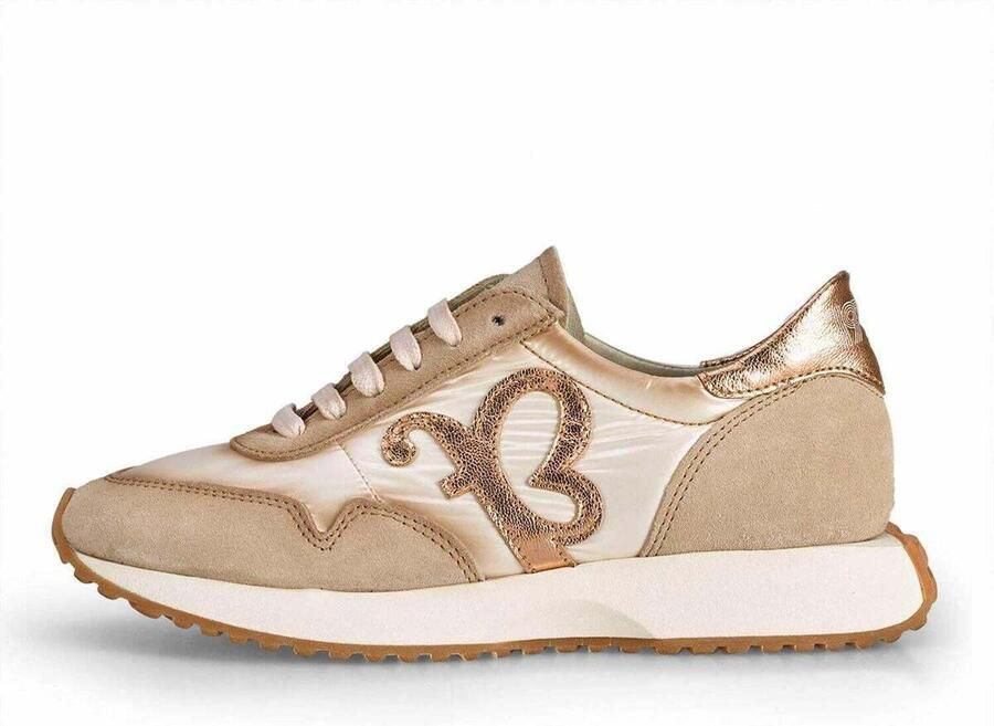 Felmini Versão dames sneaker beige - Foto 2