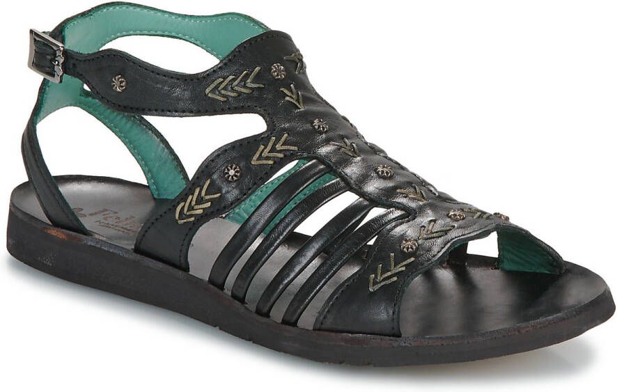 Felmini Sandalen D787-CALF-BLACK-CAROLINA-4