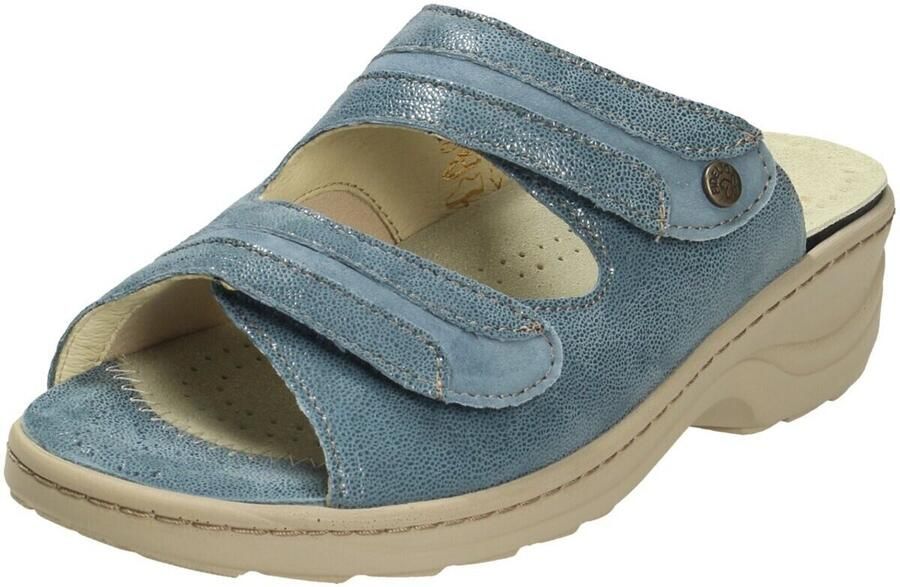 Fidelio Hallux -Dames blauw licht slippers & muiltjes - Foto 2