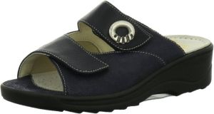 Fidelio Hallux -Dames blauw donker slipper muiltje