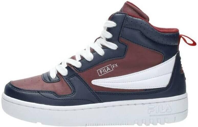 Fila FXventuno sneakers blauw wit rood Jongens Meisjes Leer Meerkleurig 30 - Foto 6