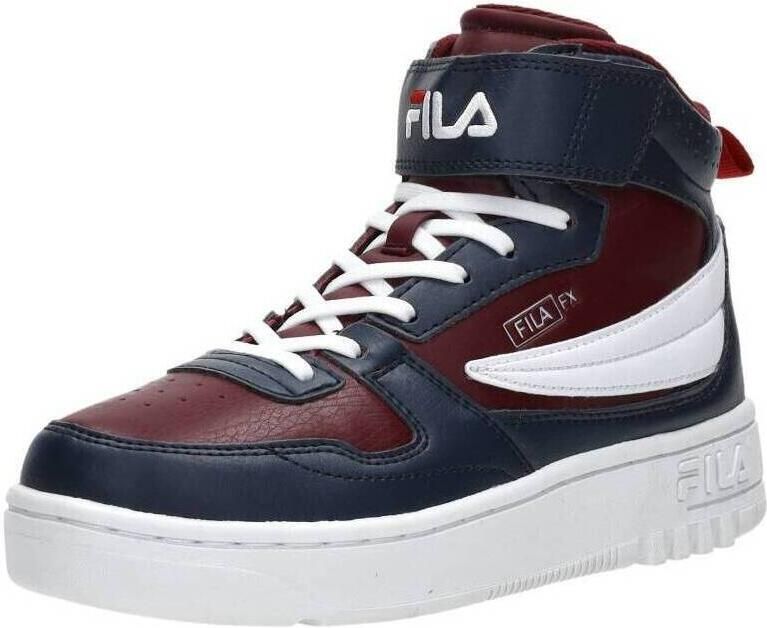 Fila FXventuno sneakers blauw wit rood Jongens Meisjes Leer Meerkleurig 34 - Foto 7