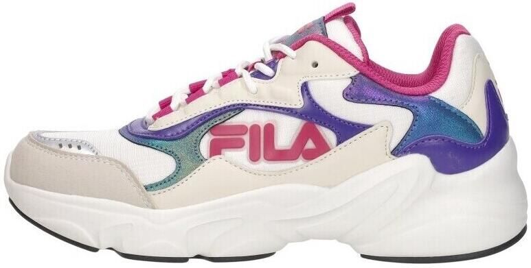 Fila Collene logo 25 meisjes sneaker Wit multi - Foto 4