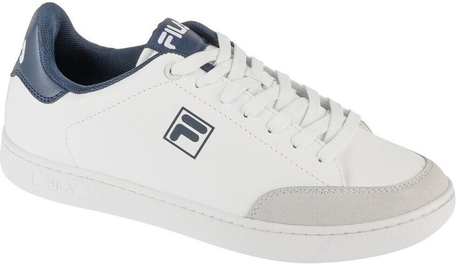 Fila Witte Polyester Sportsneaker Blauwe Details White Heren - Foto 2
