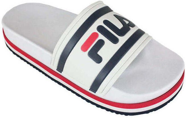 Fila Teenslippers Morro Bay Zeppa Wmn White Stripe Blanco