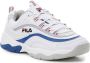 Fila Ray Low Wit Blauw Heren Sneakers Wit Blauw | Kleur Wit Blauw - Thumbnail 2