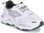 Fila CR-CW02 Ray Tracer Teens sneakers wit roze lila Jongens Meisjes Mesh 37 - Thumbnail 6