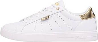 Fila Sportieve witte vetersneakers met gouden details White Dames - Foto 3