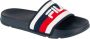Fila Morro Bay Stripes Mannen Blauw Slippers - Thumbnail 2